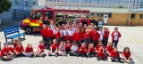 GFRS visit Governor’s Meadow post fire to reassure children